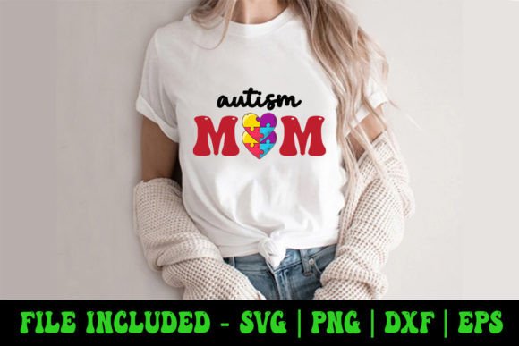 Autism Mom - Autism Awareness SVG