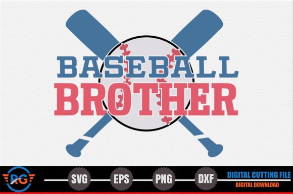 Baseball Brother – Retro Baseball SVG