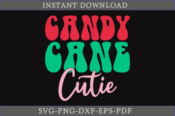 Candy Cane Cutie Christmas Retro SVG Review