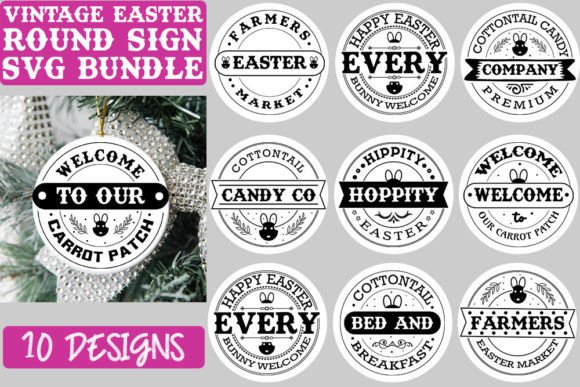 Easter Round Sing Svg Bundle