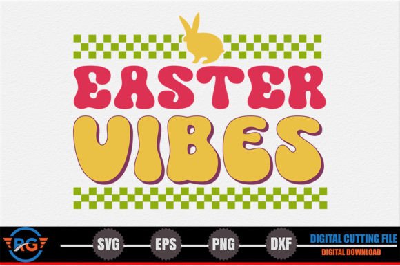 Easter Vibes Retro Easter SVG