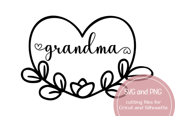 Grandma Heart Printable SVG: A Designer's Review