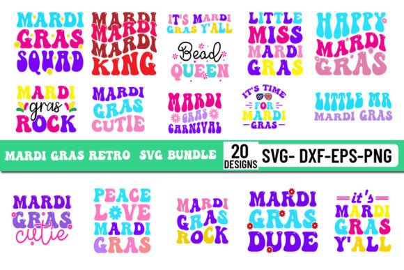 Mardi Gras Retro SVG Bundle: A Designer's Review