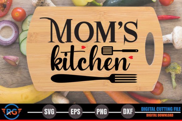 Mom's Kitchen Cutting Board SVG: A Designer's Review