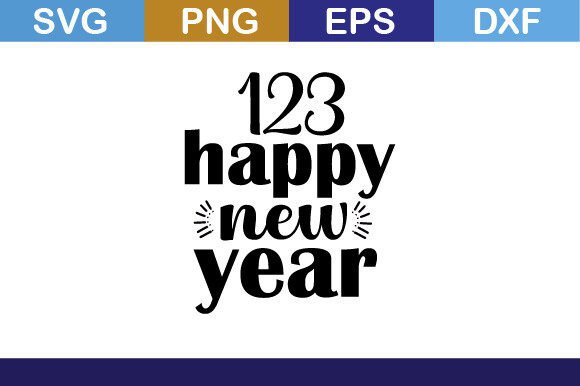 Review: 123 Happy New Year SVG for Festive Embroidery