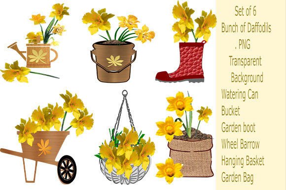Review: A Bunch Daffodils Set 2 for Spring Embroidery