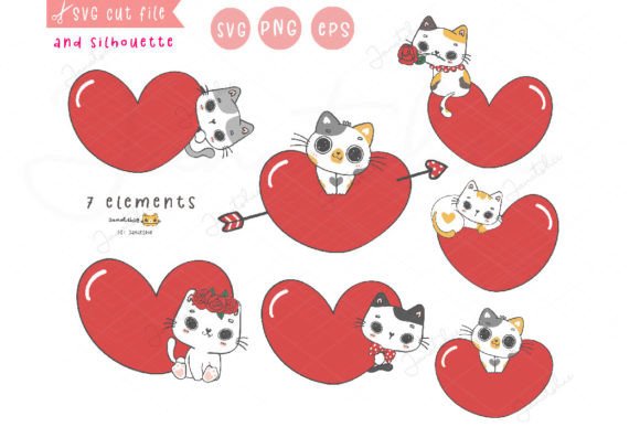 Review: Cute Valentine Cat SVG for Embroidery Projects
