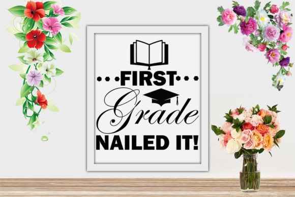 Review: First Grade Nailed It - Graduation Svg for Embroidery
