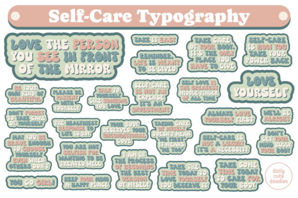 Review: Self-Care Typography Statement for Embroidery