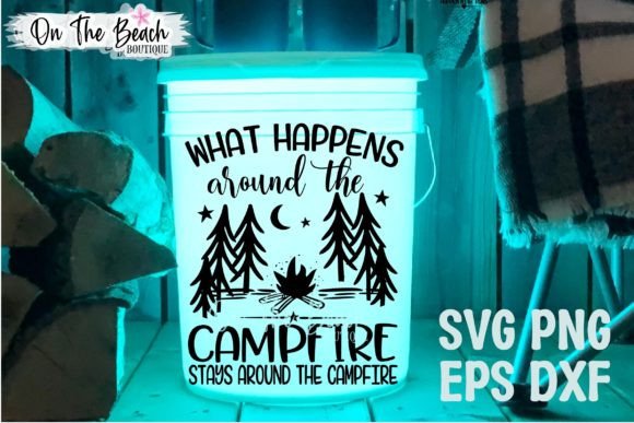 Review: What Happens Around the Campfire SVG for Embroidery