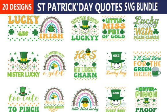 St Patrick Day Quotes SVG Bundle Review