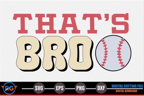 That s Bro – Retro Baseball SVG